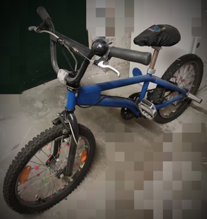 BMX 20" Fahrrad, blau f. Kinder Bild 3