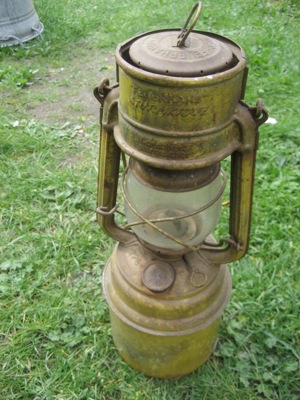 Feuerhand Petroleumlampe Sturmkappe Nr 276 Baby Special Jena Glas W. Germany