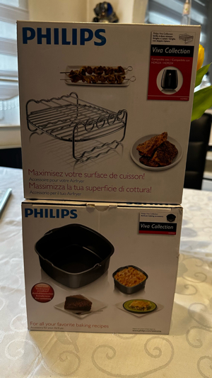 Philips Airfryer Back und Grillzubehör