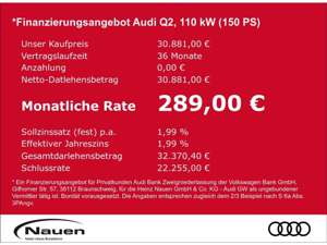 Audi Q2 35 TDI advanced *289€ mit Sonderzins 1,99%* Bild 3