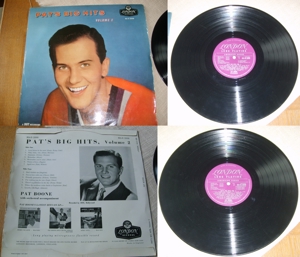 S LP Pat Boone Pat s big Hits Volume 2 Orchester accompaniment Love letters in the Sand Schallplatte