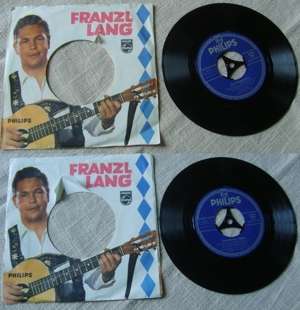 S Single Franzl Lang Der Königsjodler Hinterbrixer Orchester Ernst Jäger Polka Jodelpolka Vinyl