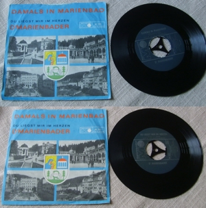 S Single D Marienbader Damals in Marienbad Du liegst mir im Herzen Metronom3 M285 Vinyl Schallplatte