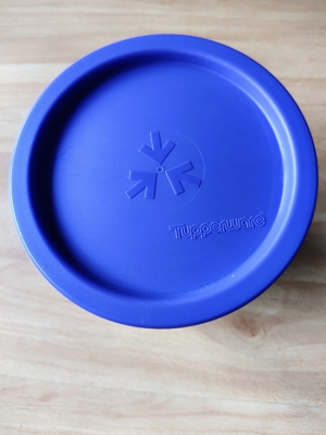 Tupperware 2422O-2 Aufbewahrungsdose blau Luftdicht Bild 3