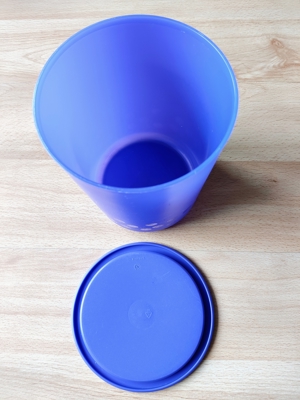 Tupperware 2422O-2 Aufbewahrungsdose blau Luftdicht