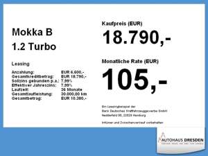 Opel Mokka B 1.2 Turbo *LED*NAVI*DAB*SHZ*KAM* Bild 4