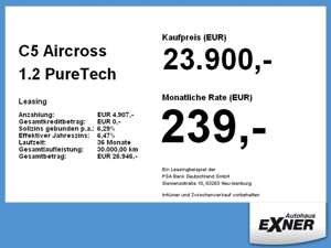Citroen C5 Aircross 1.2 PureTech 130 FEEL PACK PDC, LED, Bild 4