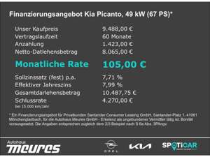 Kia Picanto Economy Plus Line Klima Freisprech BT Servo ZV Bild 4