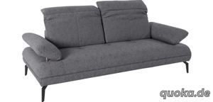 Designer Sofa 2-Sitzer 212 cm Grau Couch Stenlille andas Bild 5