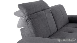 Designer Sofa 2-Sitzer 212 cm Grau Couch Stenlille andas Bild 10