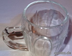 H Bierglas Henninger Bräu Frankfurt  M Bierseidel Trinkglas 0,4l alt gut erhalten Sammlerglas Gebrau Bild 10