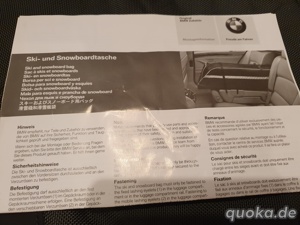 Snowboard Tasche Orginal BMW Bild 1