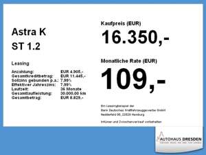 Opel Astra K ST 1.2 Turbo *LED*NAVI*DAB*WPK*KAM* Bild 3