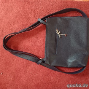 Marken Leder-Handtasche "2 in 1", neu