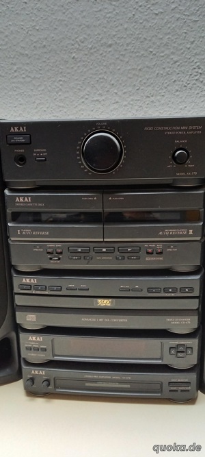 Akai Mini Compact Anlage, AX 570, CD 670, TP 570