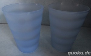 Tupperware Junge Welle Becher,2 Trinkbecher 330 ml,hellblau,Neu,unbenutzt