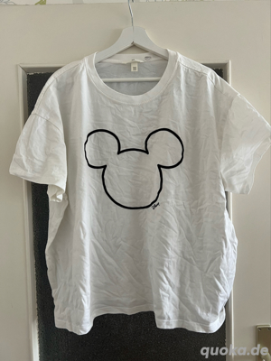 Shirt mit Mickey Mouse Muster Gr. XXL (44) Bild 1