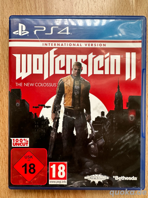 Wolfenstein II PS4 PS5 Wie neue