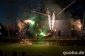 Feuershow für Hochzeiten, Geburtstagen, Stadtfesten