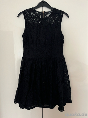 Damen Kleid Größe M schwarz mit Spitze Sommerkleid  Bild 1