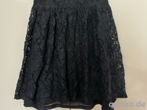Damen Kleid Größe M schwarz mit Spitze Sommerkleid  Bild 4
