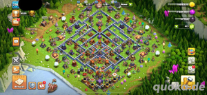 Rathaus 16, 2 Helden MAX, fast 4000 CW Sterne!, fast MAX Deff, Clash of Clans Account, COC Bild 5