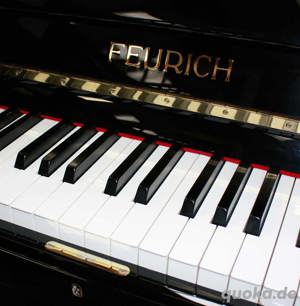 Klavier Feurich F-112 schwarz poliert, Nr. 66432, 5 Jahre Garantie Bild 3