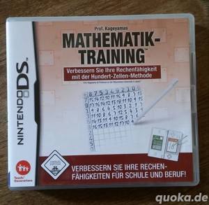 Nintendo DS Spiel Mathematik Training Professor Kageyama Bild 1