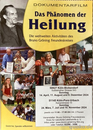 Köln Dokumentarfilm: Das Phänomen der Heilung 