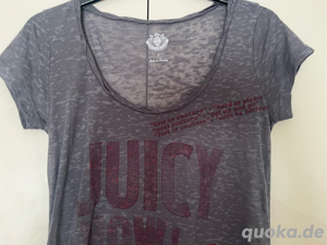Damen T-Shirt Größe S von Juicy Couture grau rot made in America Bild 2