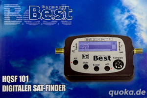 Best HQSF 101 Digital TV SAT Finder Signalfinder LCD Display Full HD 3D Kompass