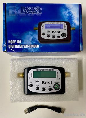 Best HQSF 101 Digital TV SAT Finder Signalfinder LCD Display Full HD 3D Kompass Bild 8