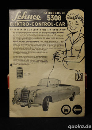  Schuco 5308 Control Car im OKT und mit Anleitung. Produktion 1958-1964 Bild 7