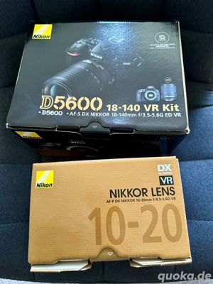  Nikon D5600 Digital SLR im DX Format mit AF-P DX 18-140 und Nikon DX 10-20 Bild 7