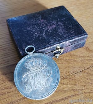 Allgem Ehrenzeichen 1814-1839 Mit Kleiner Krone im Häkchenetui