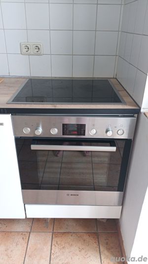 Einbauküche mit Kühlschrank Liebherr +Boschherd + Küchenschränke zu verkaufen,elegantes Design Bild 7