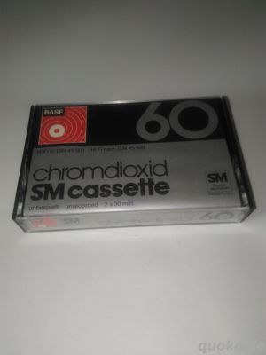 BASF Chromdioxid 60 SM Cassette und gesang 2*30 min 