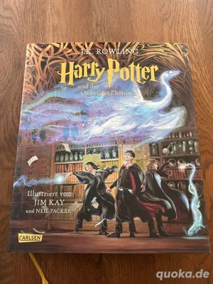 Harry Potter farbig illustrierte Schmuckausgaben 1-5 Bild 2
