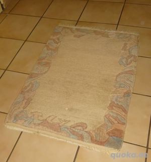 Kleiner Berberteppich, Brück, Vorleger, beige, 0,98 x 0,64 cm Bild 1