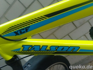 Talson Mountainbike 26 Zoll Fahrrad mit, 21 Gang Shimano, Kettenschaltung, mit Beleuchtung  Bild 1