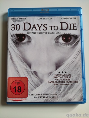 30 Days to Die | Blu-Ray, sehr gut | FSK 18 | Camp-Slasher Horror Bild 1