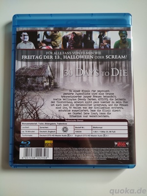 30 Days to Die | Blu-Ray, sehr gut | FSK 18 | Camp-Slasher Horror Bild 2