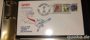 Schmuckbrief NASA 1983 Pioneer 10 