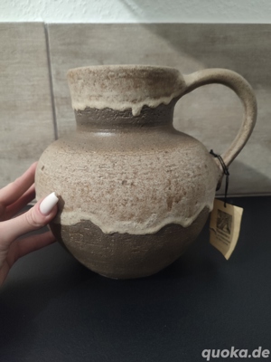 Wunderschöner Krug  Vase aus Keramik Handarbeit  Bild 2