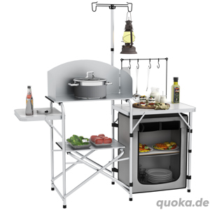 Campingküche-Set Windschutz Aluminium Küche Camping Kitchen