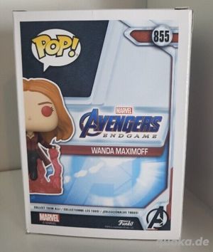 Funko Pop! Avengers Wanda Maximoff #855 GITD Pop In A Box Exclusive Figure OVP! Bild 3