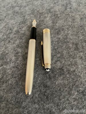  1 Stück Montblanc Füller Meisterstück silber Solitaire, Inspektion im April 2023 Bild 2
