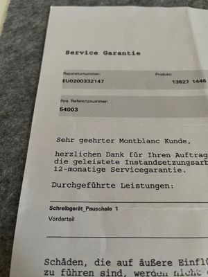  1 Stück Montblanc Füller Meisterstück silber Solitaire, Inspektion im April 2023 Bild 5