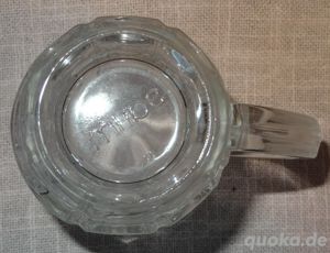 HK SAHM Bierglas Henninger Bier Frankfurt a.M. 0,2l Bierseidel Bierkrug Trinkglas kaum gebraucht ein Bild 3