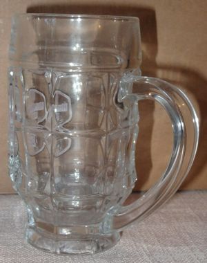 HK SAHM Bierglas Henninger Bier Frankfurt a.M. 0,2l Bierseidel Bierkrug Trinkglas kaum gebraucht ein Bild 4